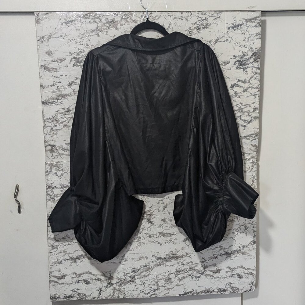 Aude Balloon Sleeves Button Up Top - Picture 2 of 5